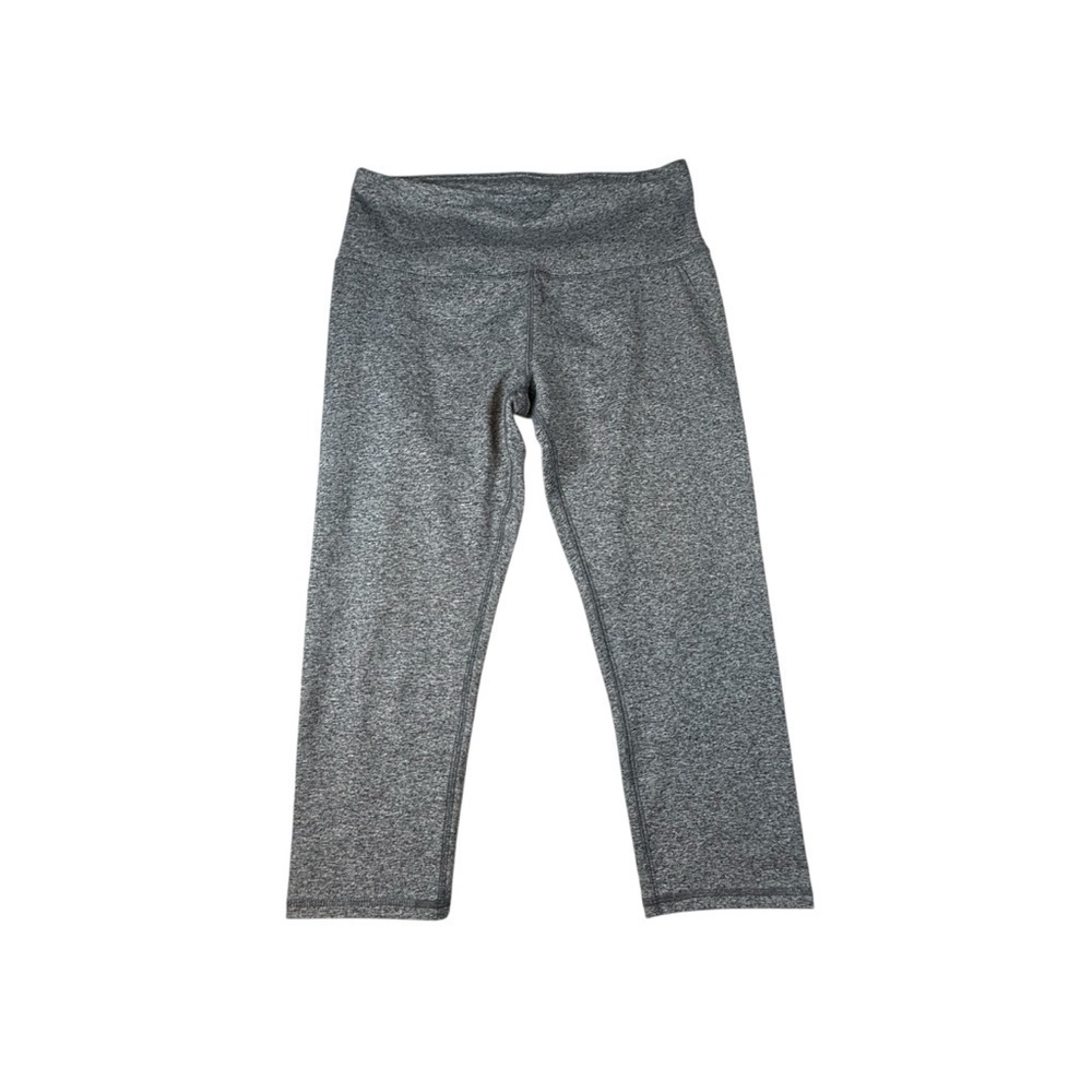 REEBOK Women's Size L Gray Cropped Athletic Leggings